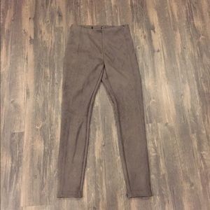 Suede Skinny leg Pant